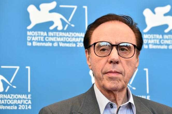 On August 29, 2014, American director Peter Bogdanovich poses during the screening of the film 