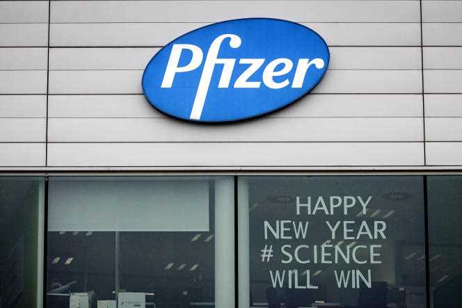The premises of Pfizer, in Puurs (Belgium), on December 21, 2020.