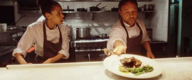 Carly (Vinette Robison) and Andy (Stephen Graham) in “The Chef”, by Philip Barantini.