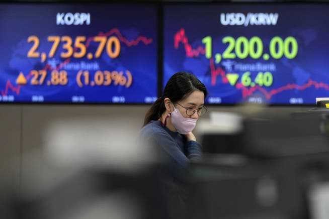 Auch die asiatischen Börsen zeigten sich nach dem Meta-Schock an der Wall Street unbeeindruckt.