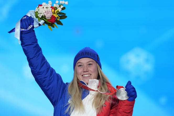 At 20, Tess Ledeux climbed on an Olympic podium for the first time in her career by winning silver in the big air.