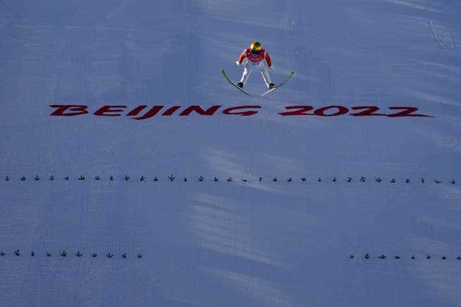 Der letzte Flug: Ammann nimmt in Peking Abschied von der olympischen Bühne. 