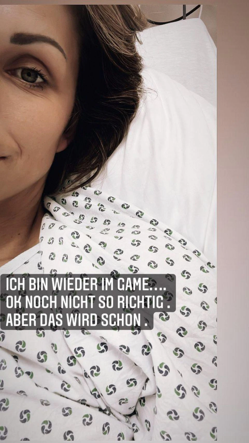 Anna-Maria Zimmermann: She reports from the hospital