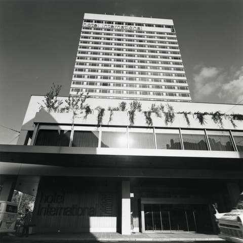 Das Hotel International im Jahr 1972. 