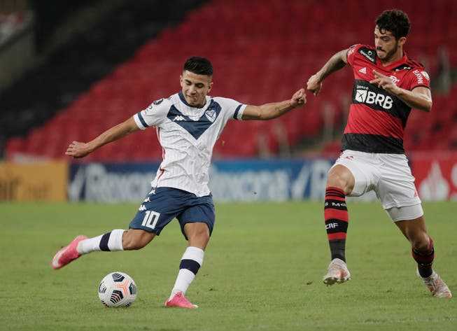 Sought after: Atlanta recently paid $15 million for young Argentinian Thiago Almada (left), who previously played for Vélez Sarsfield.