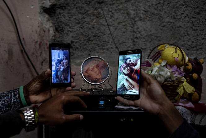 On the phones, three brothers and sisters imprisoned after the demonstrations of July 11, 2021, in Havana, on January 19.