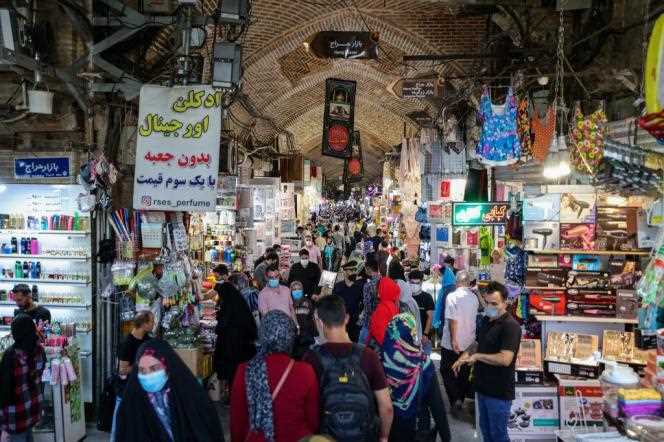 The Grand Bazaar in Tehran, September 5, 2021.