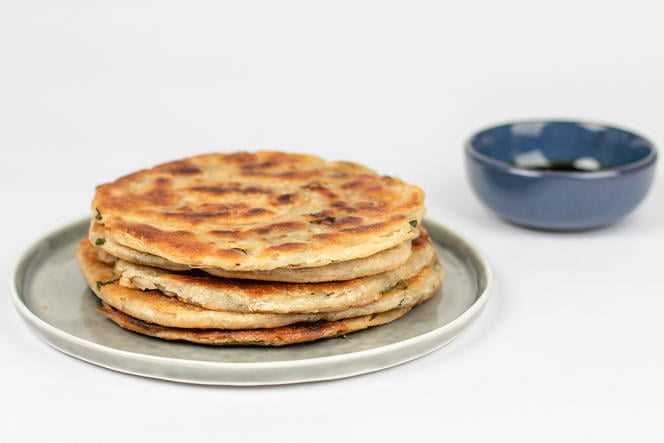Taiwanese pancakes offered by Alice Tuyet.