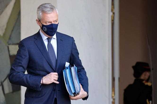 Bruno Le Maire, the Minister of Economy and Finance, in Paris, February 15, 2022.