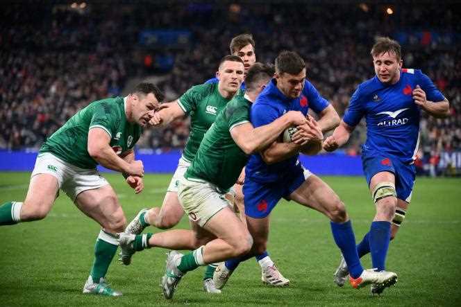 Melvyn Jaminet and the XV of France beat the Irish on Saturday in Saint-Denis. 