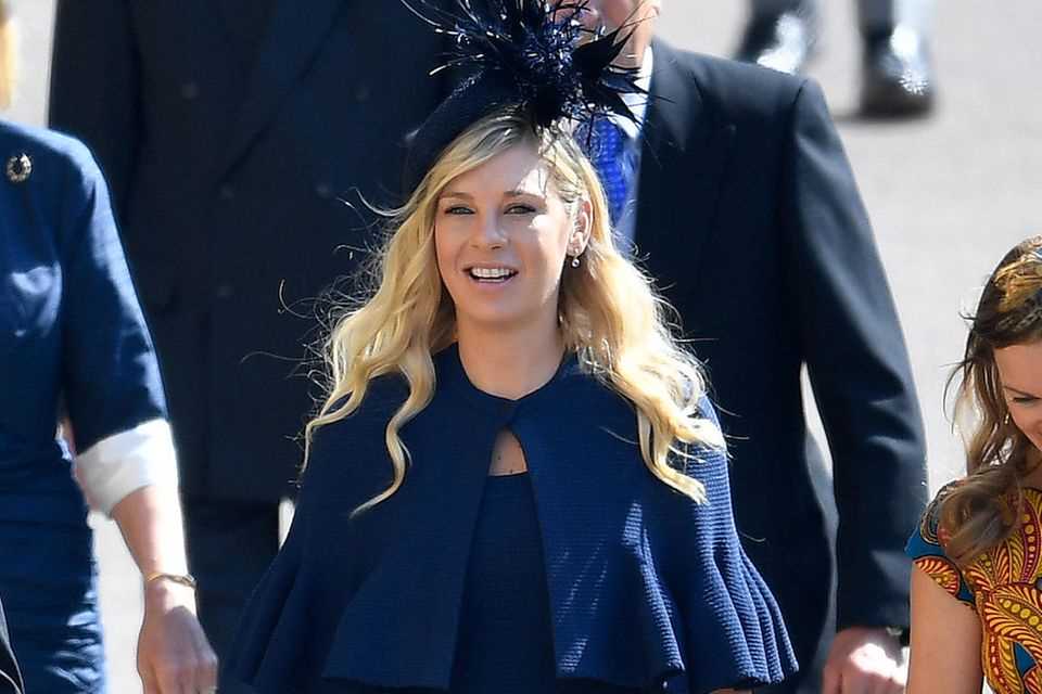 Chelsy Davy at Meghan and Harry's wedding in May 2018.