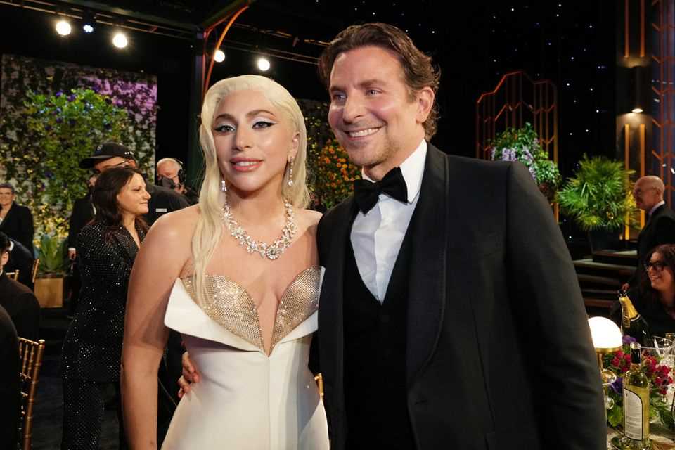 Lady Gaga and Bradley Cooper reunite at the SAG Awards