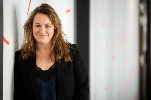 Axelle Lemaire, brand new director of the French Red Cross in charge of strategy, transformation and innovation, and general manager of 21. Montrouge (Hauts-de-Seine), on March 7.