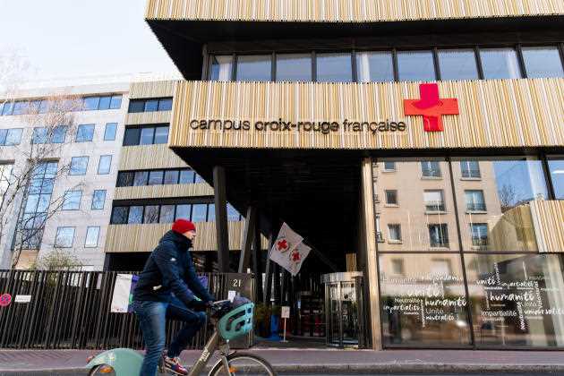 Campus 21 of the French Red Cross.  Montrouge (Hauts-de-Seine), March 7.