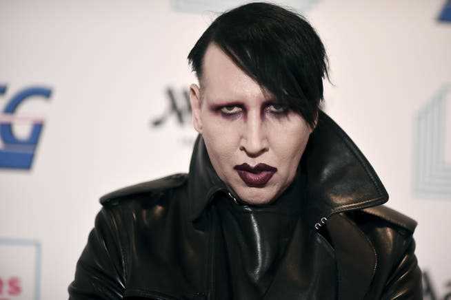 Der amerikanische Musiker Marilyn Manson bei einer Veranstaltung in Los Angeles am 10. Dezember 2019. 