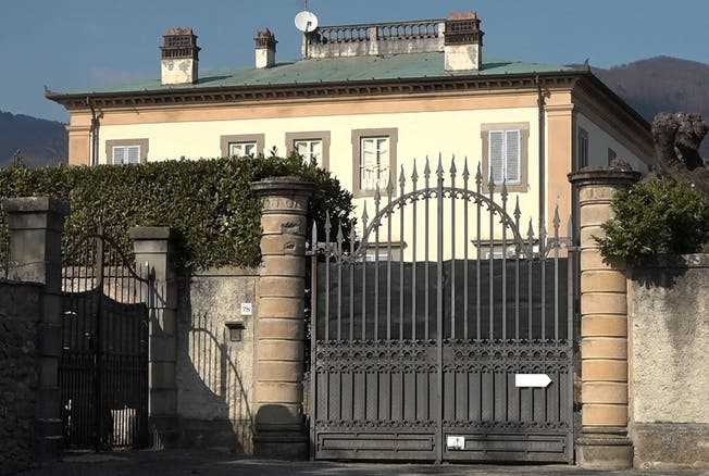 Value of the villa «Lazzareschi»: 3 million euros.