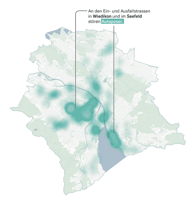 Where autoposers are perceived as disruptive - the place of residence was evaluated in each case.