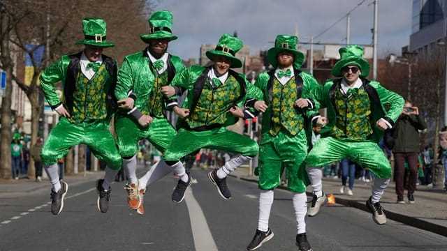 Auch in Dublin findet zum ersten Mal seit 2019 wieder die traditionelle Parade zum St. Patrick's Day statt. 