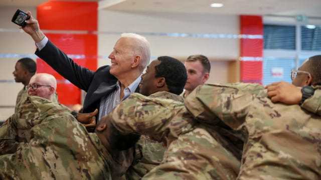 Biden bei in Polen stationierten US-Soldaten