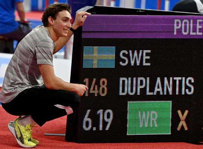 Swedish athlete Armand Duplantis broke his pole vault world record on March 7, 2022, in Belgrade.
