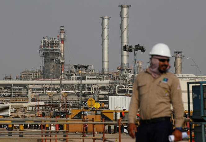 The Saudi Aramco oil site in Abqaiq, Saudi Arabia, in October 2019.