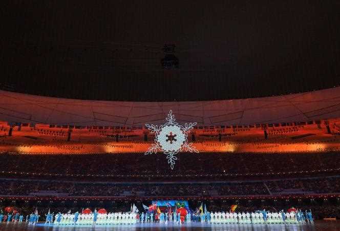The closing ceremony of the Paralympic Games in Beijing, on March 13, at the Olympic stadium in the capital, the 