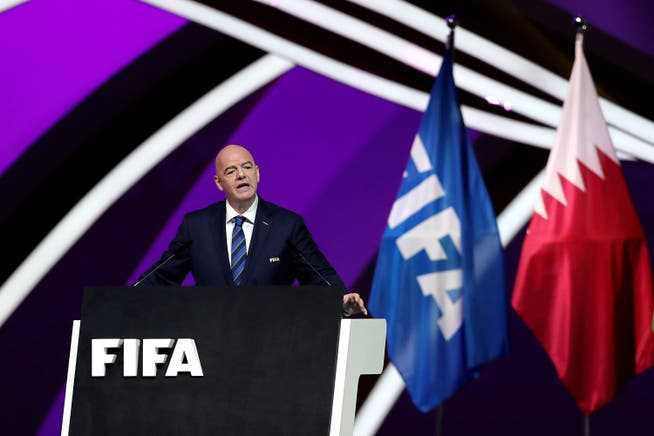 No changes to the schedule: Gianni Infantino is pulling back from his plan to hold the World Cup every two years for the time being.