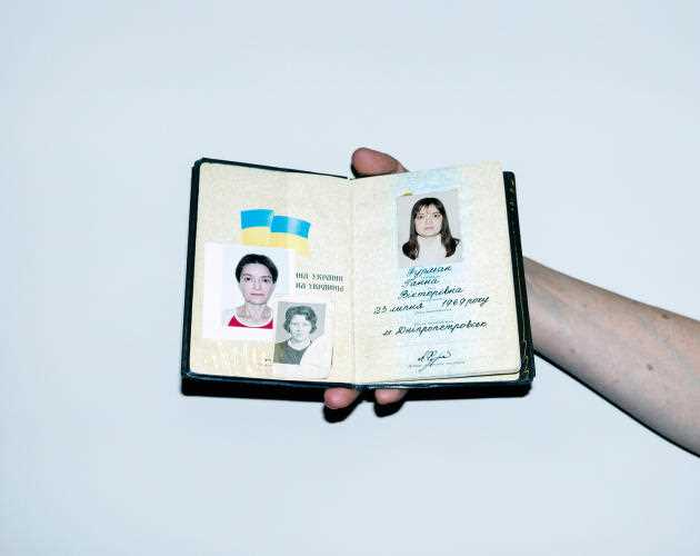 Anna Furman's passport, and a photo of her mother.