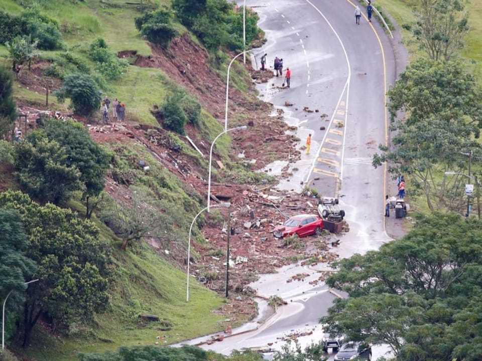 Landslide in South Africa.