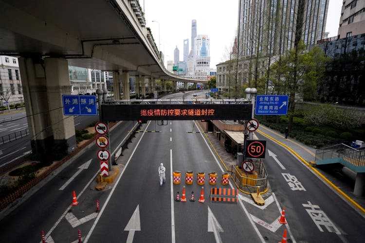The lockdown in Shanghai began on March 28th in the eastern part of the city, followed by the western part on April 1st.
