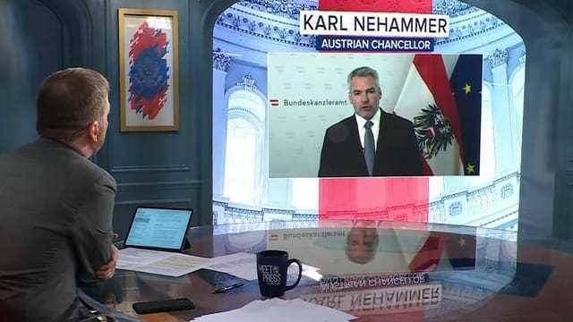 Karl Nehammer im Interview mit NBC