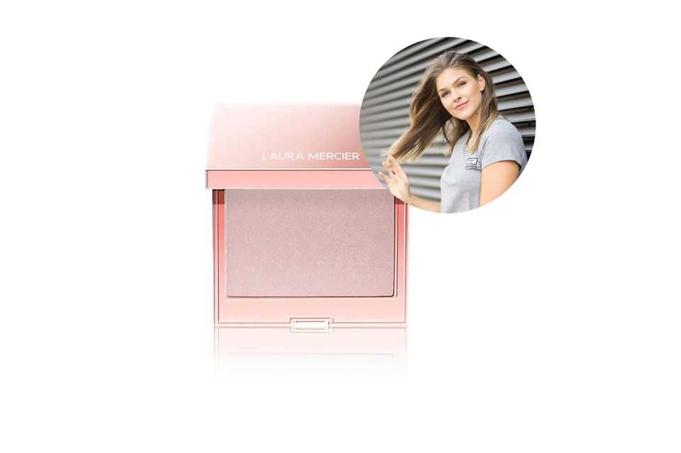 Fashion and beauty editor goes for a natural glow with Laura Mercier's Roseglow Highlighter.