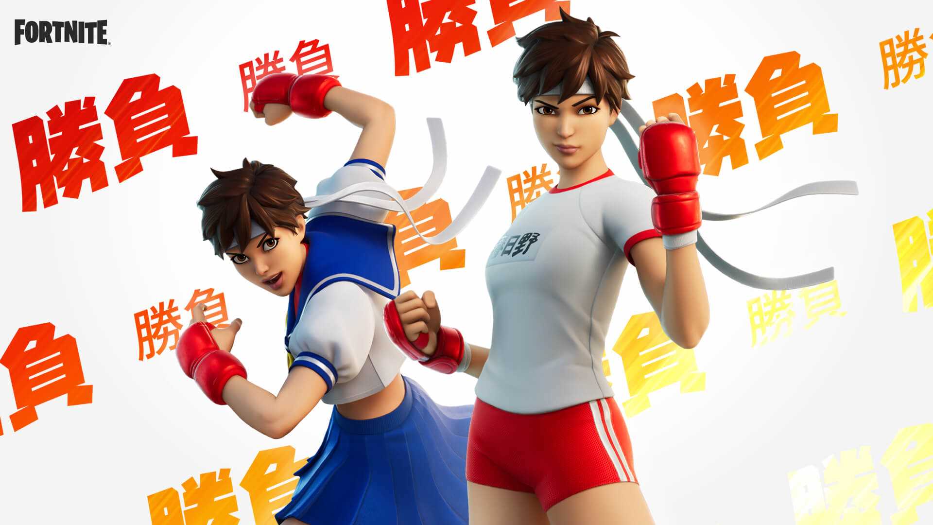 Fortnite Street Fighter Sakura Gym Style