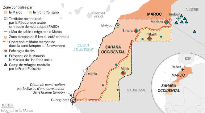Rabat, which controls nearly 80% of Western Sahara, is proposing an autonomy plan under its sovereignty, while the Polisario is calling for a self-determination referendum.