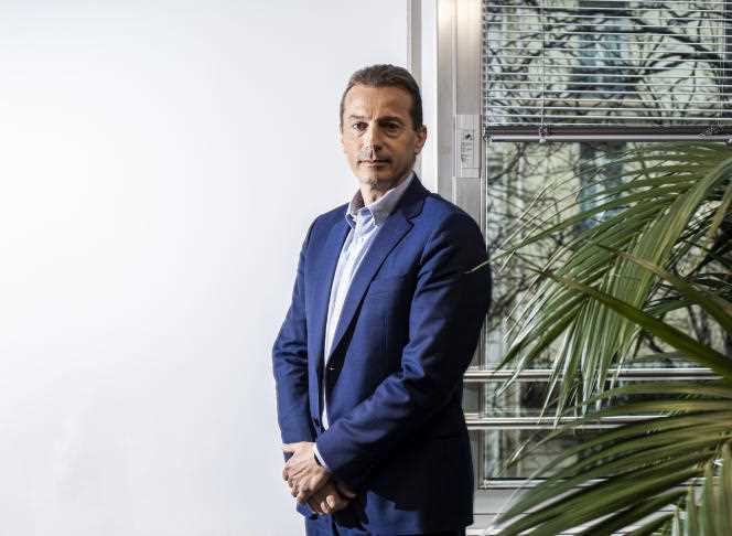 Guillaume Faury, Executive Chairman of Airbus, in Paris, April 8, 2022.