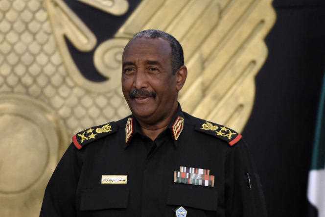 General Abdel Fattah Al-Bourhane, head of Sudan's Transitional Military Council, in Khartoum, September 15, 2020.