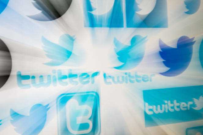 A blue bird, logo of the Twitter social network.