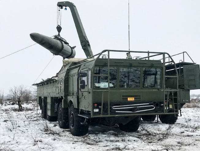 Insbesondere bei Kriegsbeginn beschoss die russische Armee Ziele in der Ukraine von heimischem Boden aus mit Iskander-Raketen.