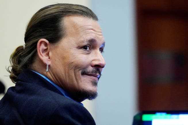 Johnny Depp has been in a good mood in court so far.  He wants to clear his name for himself and his children.