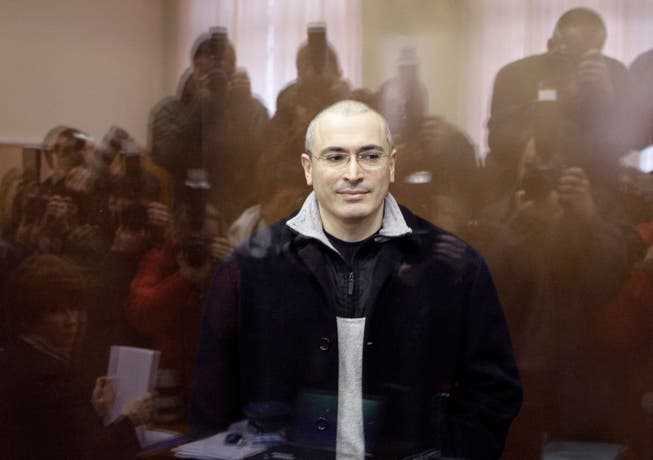 Mikhail Khodorkovsky in court in Moscow in March 2009.