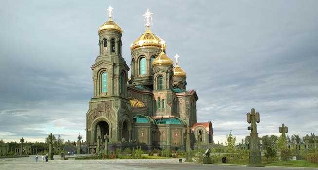 Militarist version of orthodoxy: the main church of the Armed Forces of Russia in Patriot Park, Moscow Region.