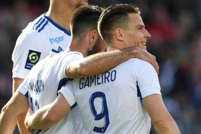 Strasbourg striker Kevin Gameiro scored his eleventh goal of the Ligue 1 season on Saturday May 7 at the Francis-Le-Blé stadium in Brest.