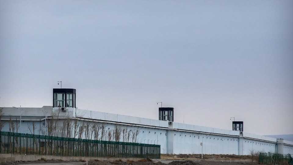 A camp for at least 10,000 inmates in Xinjiang.