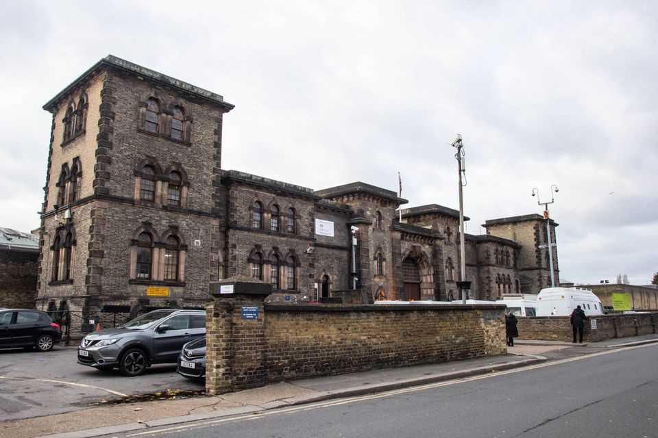 The exterior of Wandsworth Prison.
