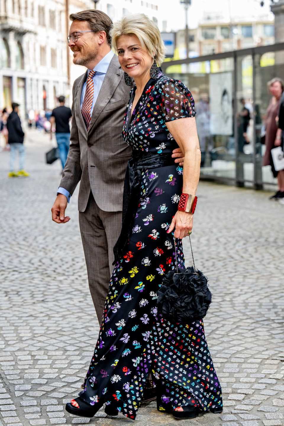 Prince Constantijn and Princess Laurentien in Amsterdam.