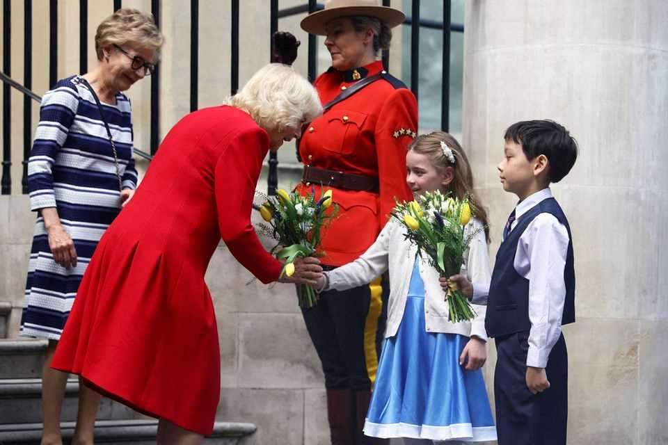 Duchess Camilla did everything right when it came to style during her visit to Canada House. 