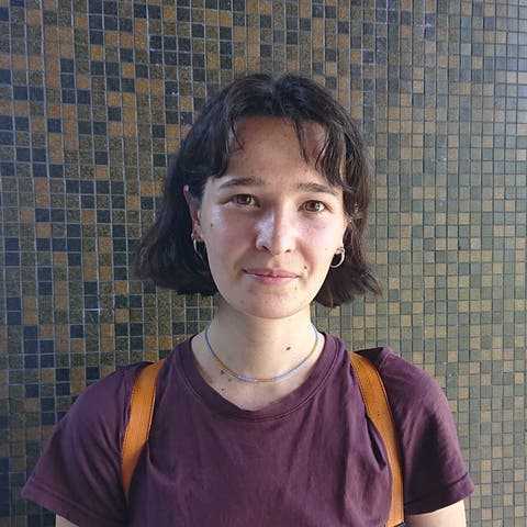 Roxane Steiger, 22, climate activist and political scientist.