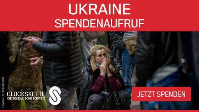 Swiss Solidarity calls for donations for Ukraine