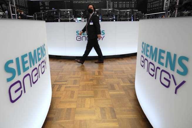 Beim Börsengang der Siemens Energy AG an der Frankfurter Börse am 28.09.2020.