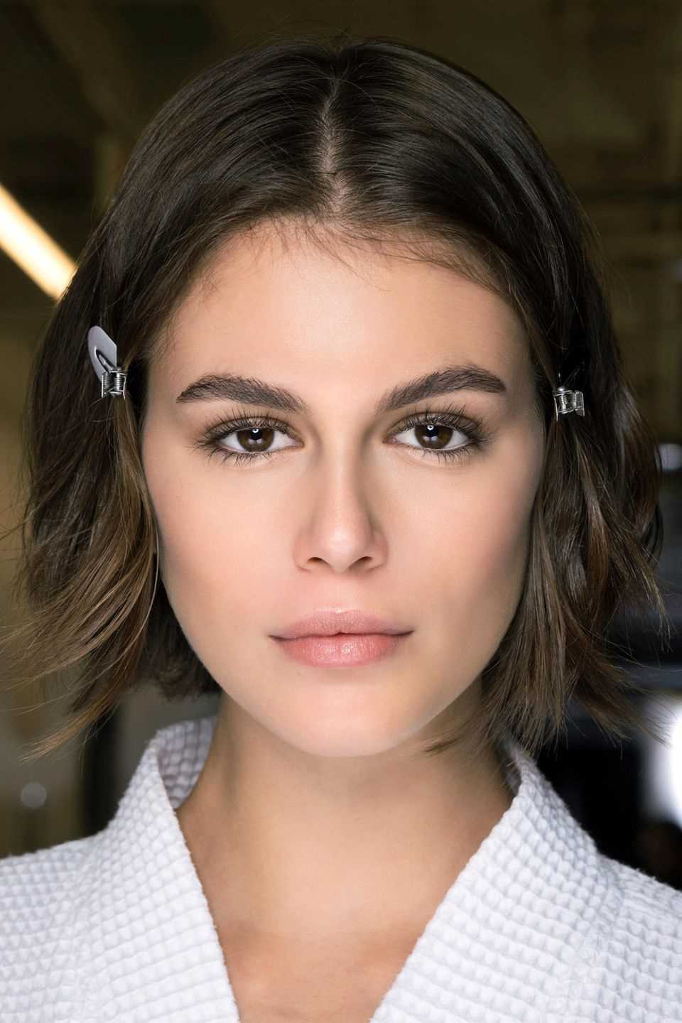 Kaia Gerber also knows how to keep her eyelashes long. 